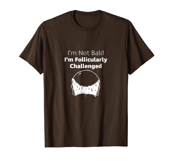 mens funny bald guy | balding fathers day men's shirt, White;black